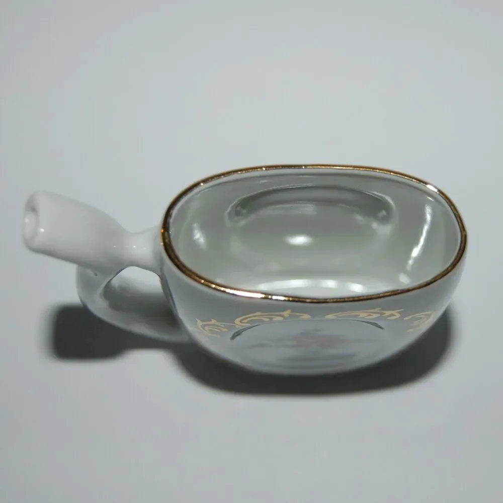 Vintage Lazne Luhacovice Spa Porcelain Cup Mug Epiag Jome Czech Republic Straw